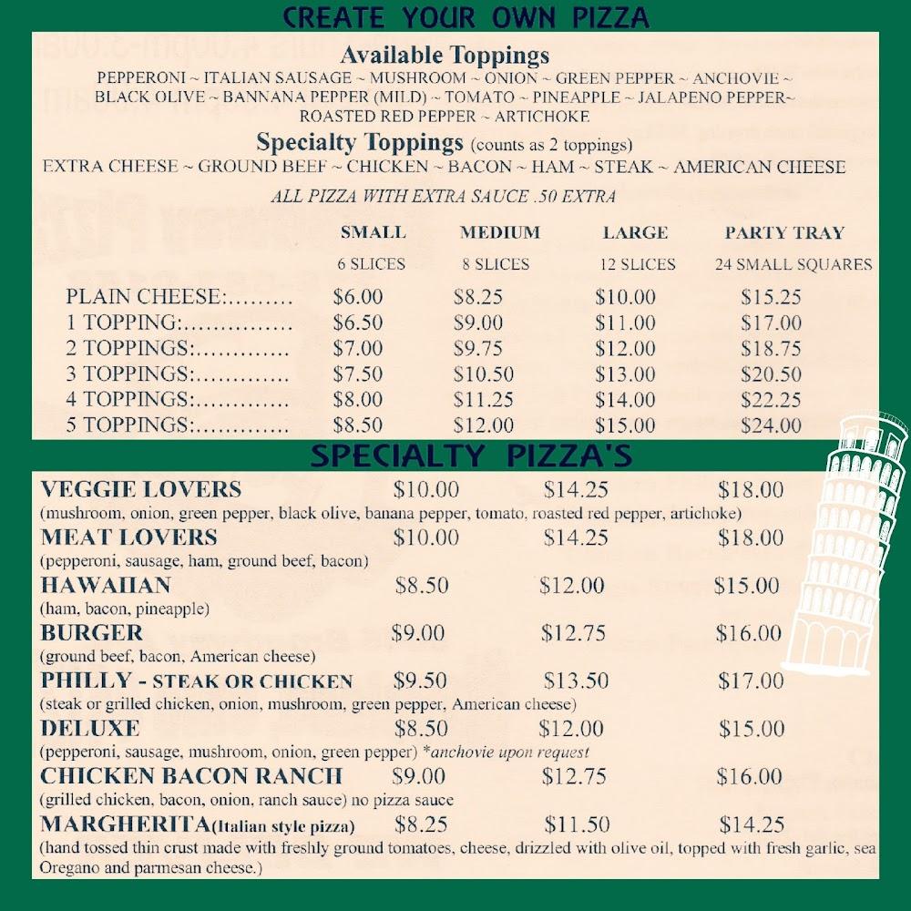Broadway Pizza (Cleveland Ohio) Menu image 4
